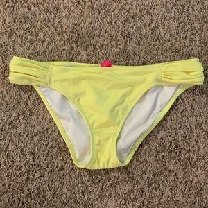 Yellow Victoria Secret Swim Bottoms L
